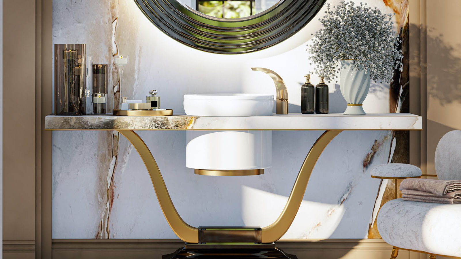 CREATING A TRANQUIL ATMOSPHERE IN THE BATH SPACE