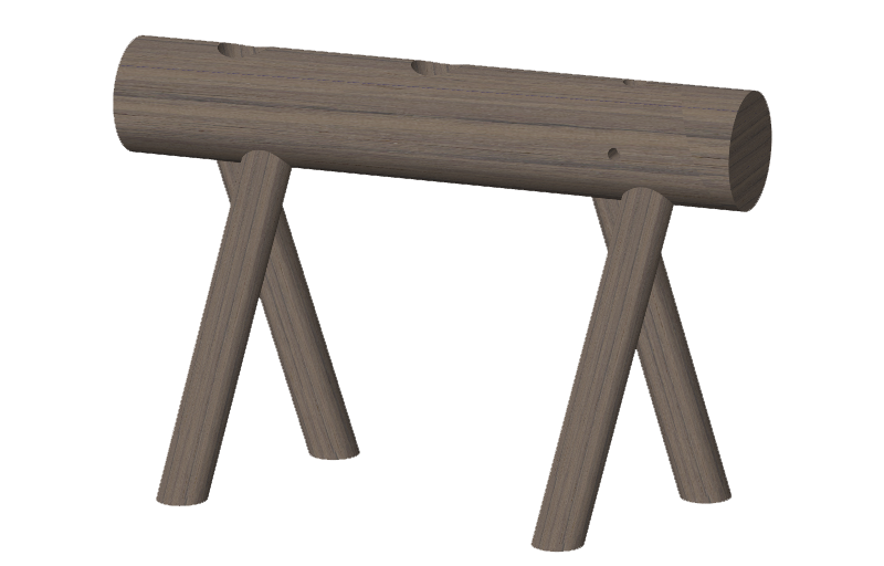 Freestanding Vanity in Solid Wood - 39 3/8”