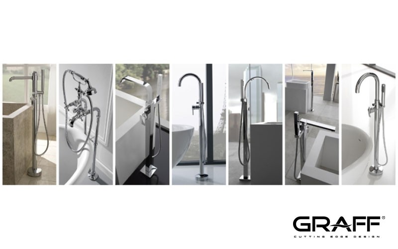 GRAFF Releases Seven Floor-Mounted Tub Fillers