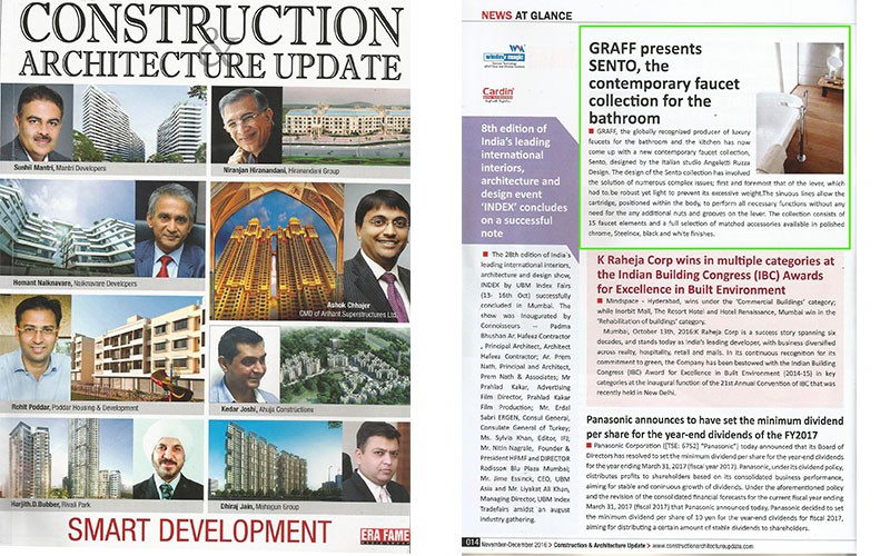 GRAFF Presents Sento l Construction Architecture Update
