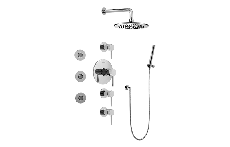 Full Thermostatic Shower System (Rough & Trim)
