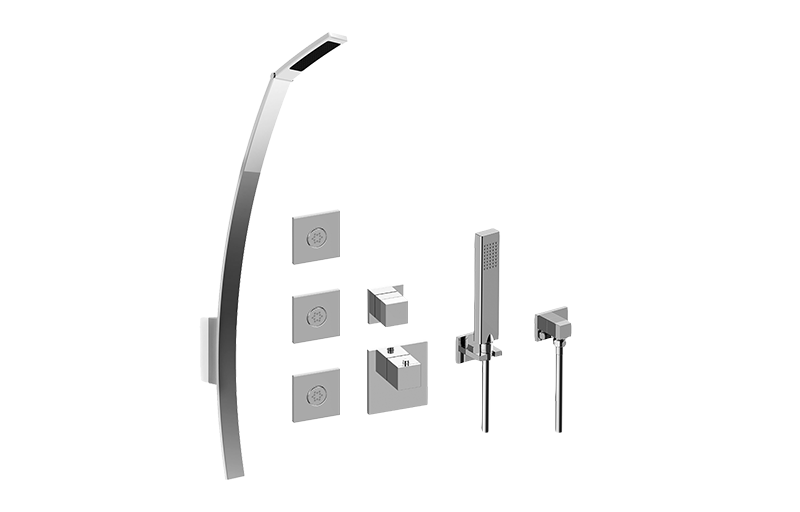 Luna M-Series Full Thermostatic Shower System
