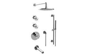 Harley M-Series Thermostatic Shower System - Tub and Shower with Handshower